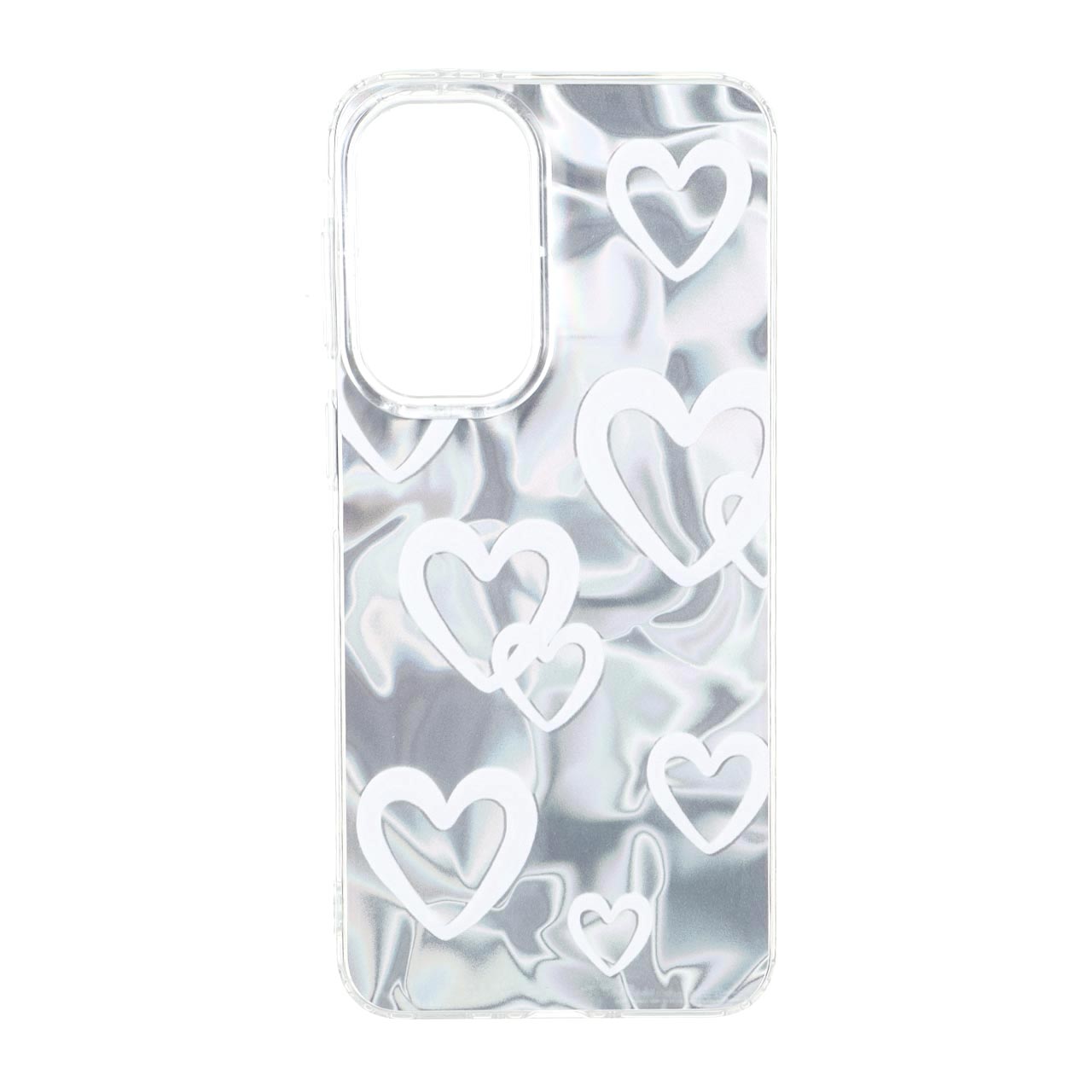 قاب Silver Cloud دور ژله ای طرح دار Samsung Galaxy A37 - کد 286